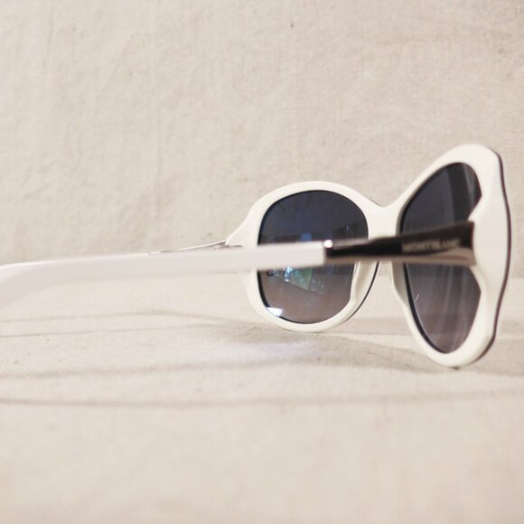 NWT Montblanc Women Cala Luna White Sunglasses with Cast main image 12